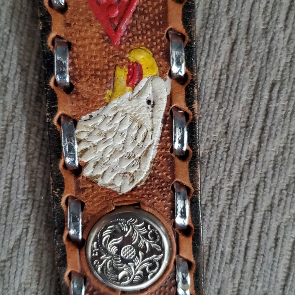 Eagle design belt